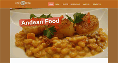 Desktop Screenshot of fusionandinarestaurant.com